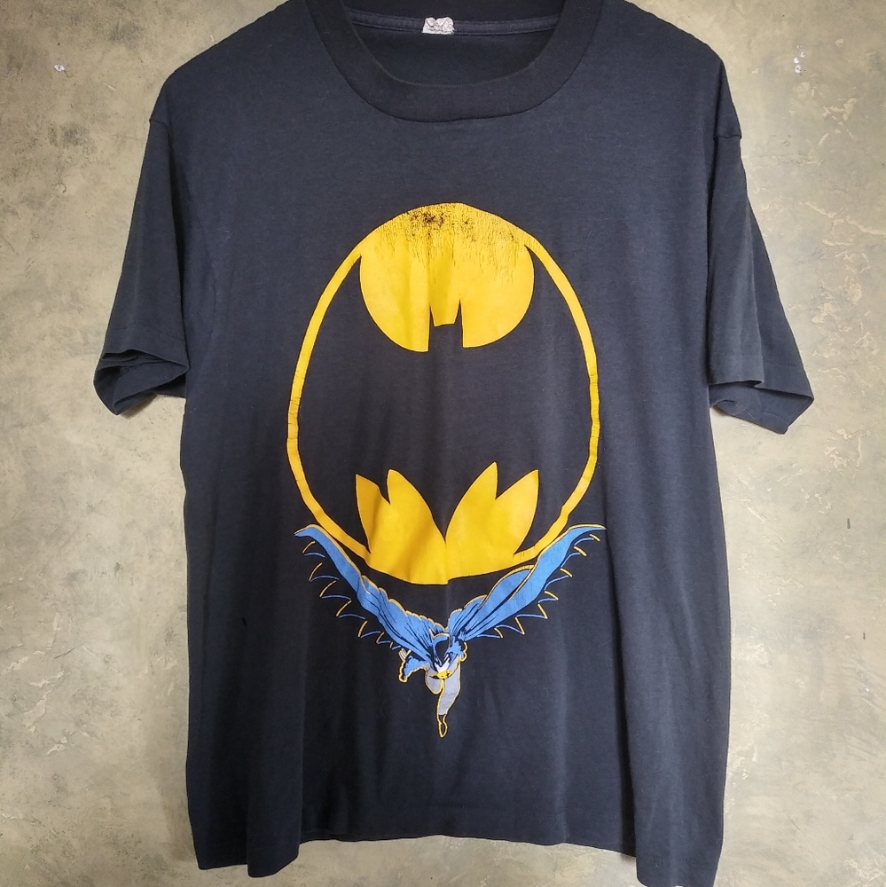 Vintage 80s Screen Stars Batman Single Stitch Graphic Tee